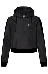 Lightweight Pullover Crop Windbreaker