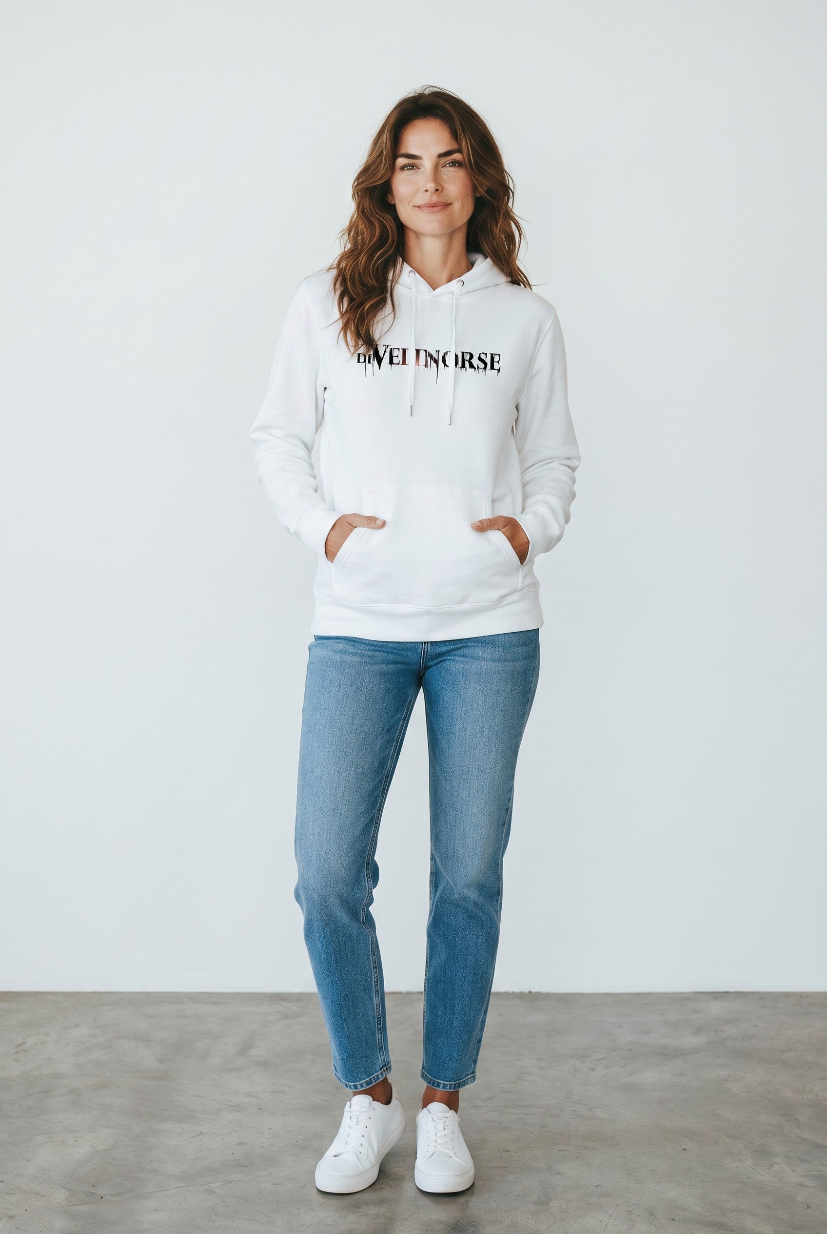 DeVelinorse Hoodie White