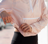 Lightweight Pullover Crop Windbreaker
